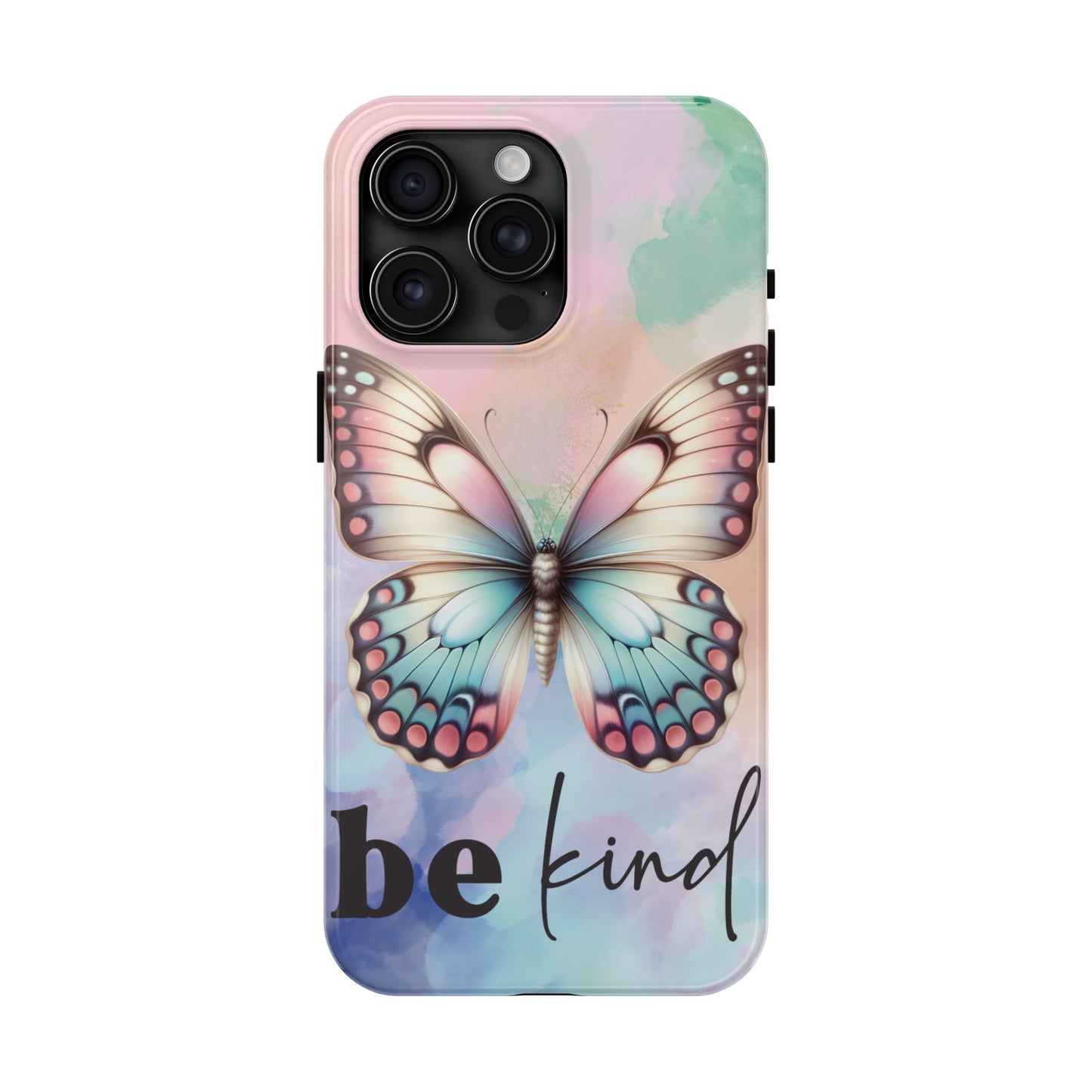 Be Kind Butterfly Phone Case | Watercolor Design for Stylish Protection