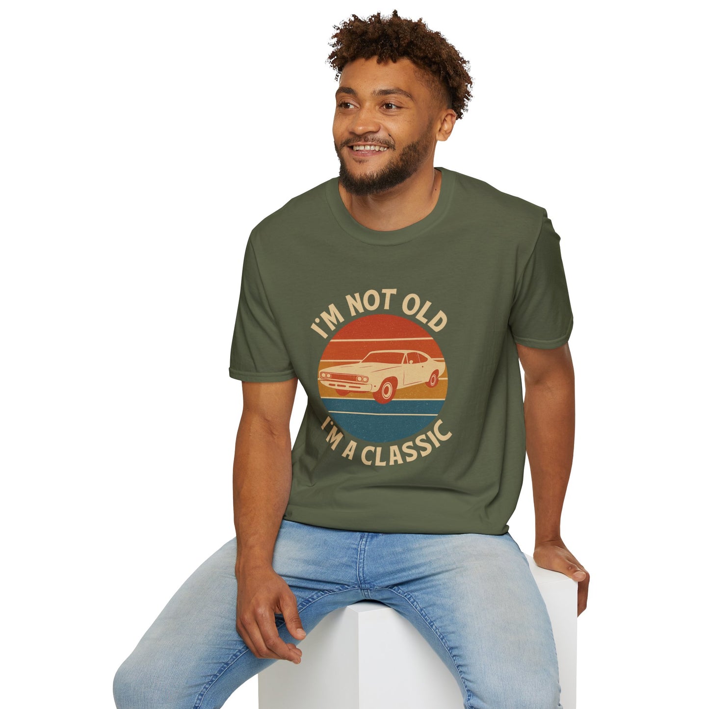 Vintage Car Classic Unisex T-Shirt - "I'm Not Old, I'm A Classic"
