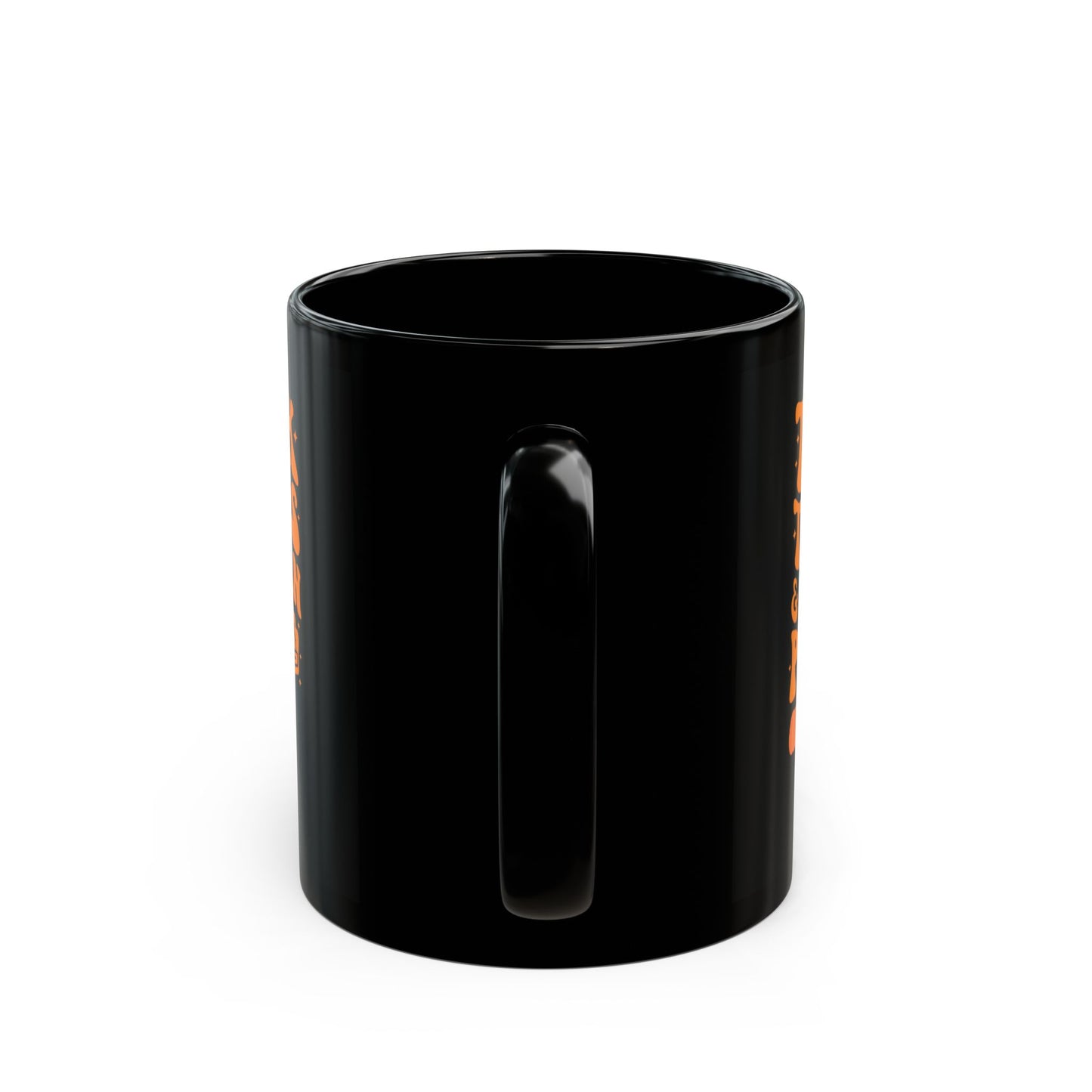 Thick Thighs & Pumpkin Pies Halloween Coffee Mug - 11oz Black Ceramic Fall Thanksgiving Mug