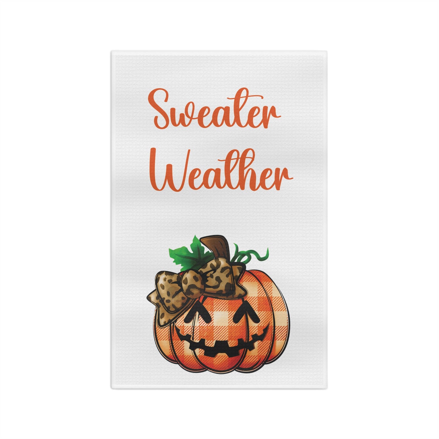 Kitchen Towel Sweater Weather Pumpkin