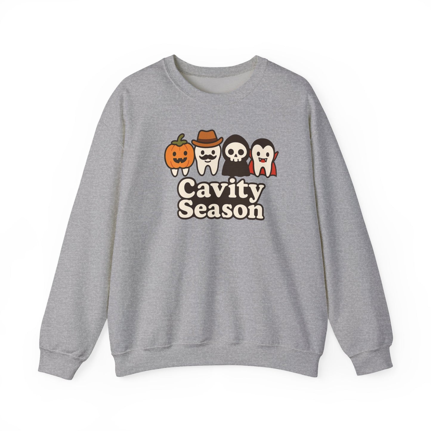 Cavity Season Halloween Sweatshirt – Unisex Cozy Fall Crewneck