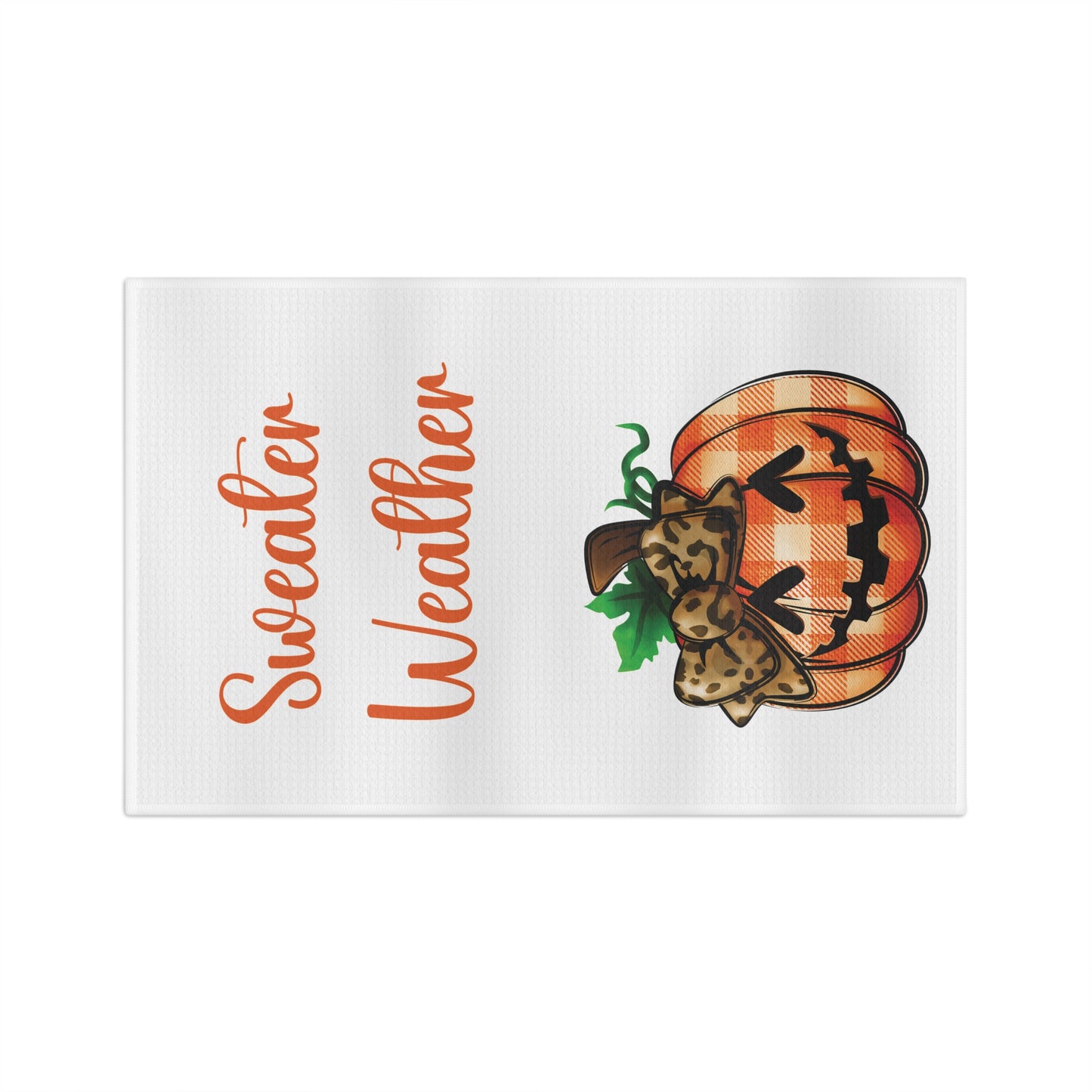 Kitchen Towel Sweater Weather Pumpkin