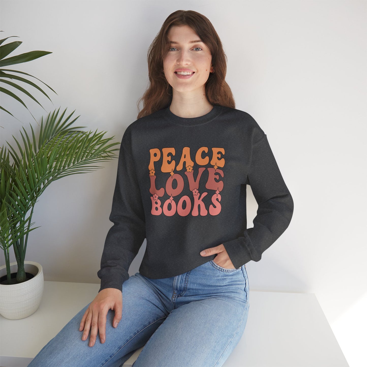 Peace Love Books Collection – Sweatshirts