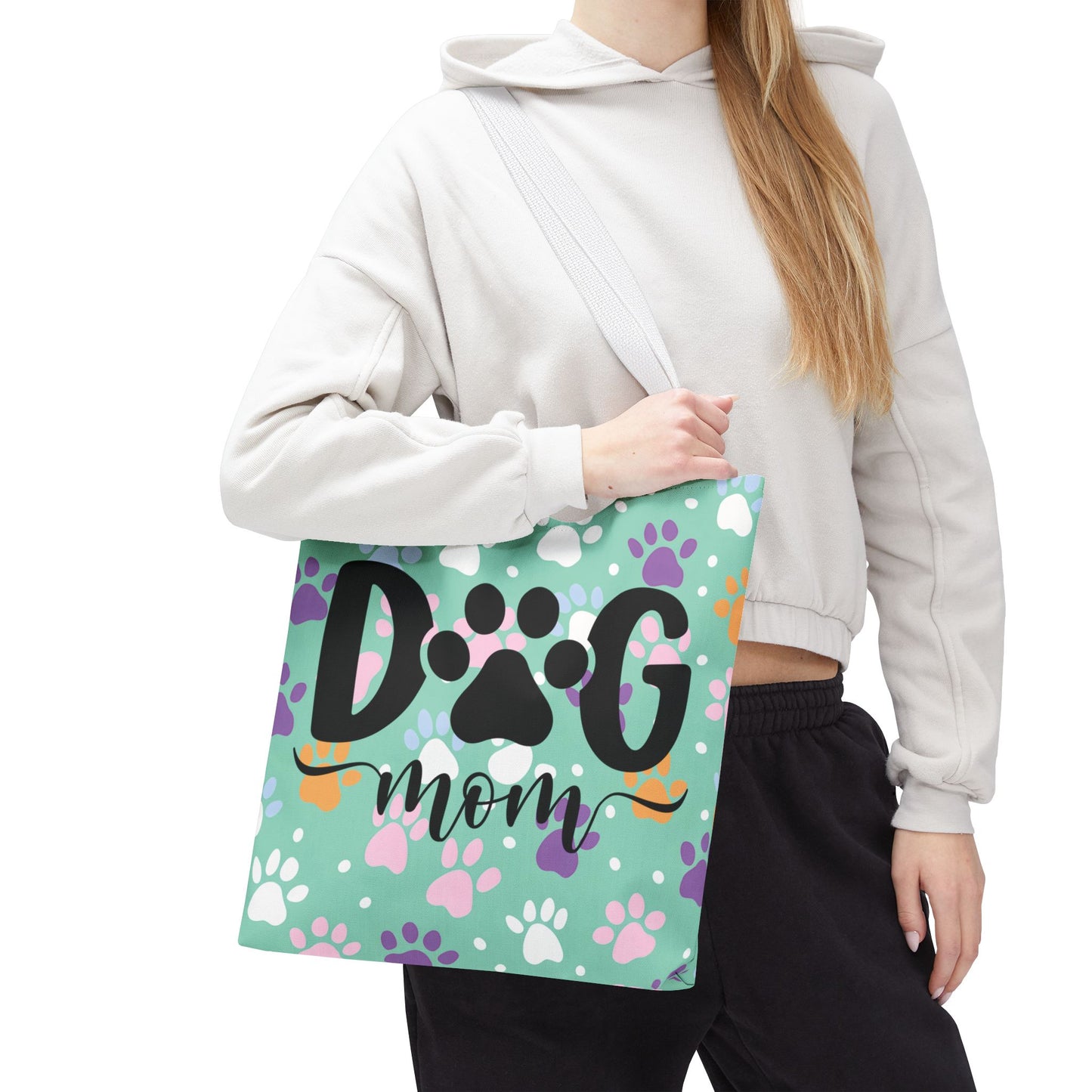 Dog Mom Tote Bag – Stylish & Durable Paw Print Gift for Dog Lovers