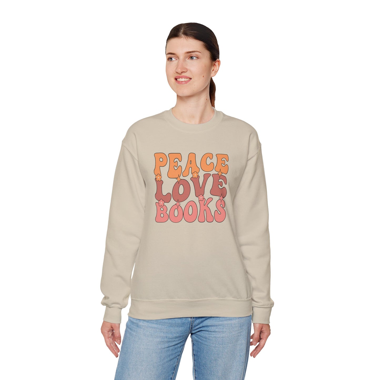 Peace Love Books Collection – Sweatshirts