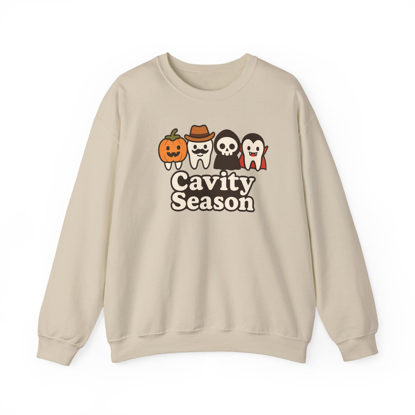 Cavity Season Halloween Sweatshirt – Unisex Cozy Fall Crewneck