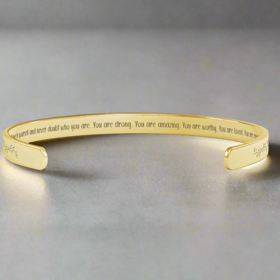Believe Cuff Bracelet