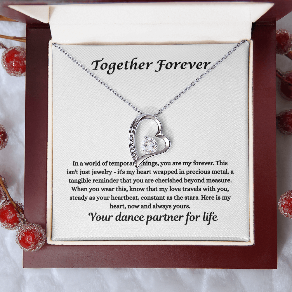 Forever Love Necklace – “Your Dance Partner for Life” Gift for Her
