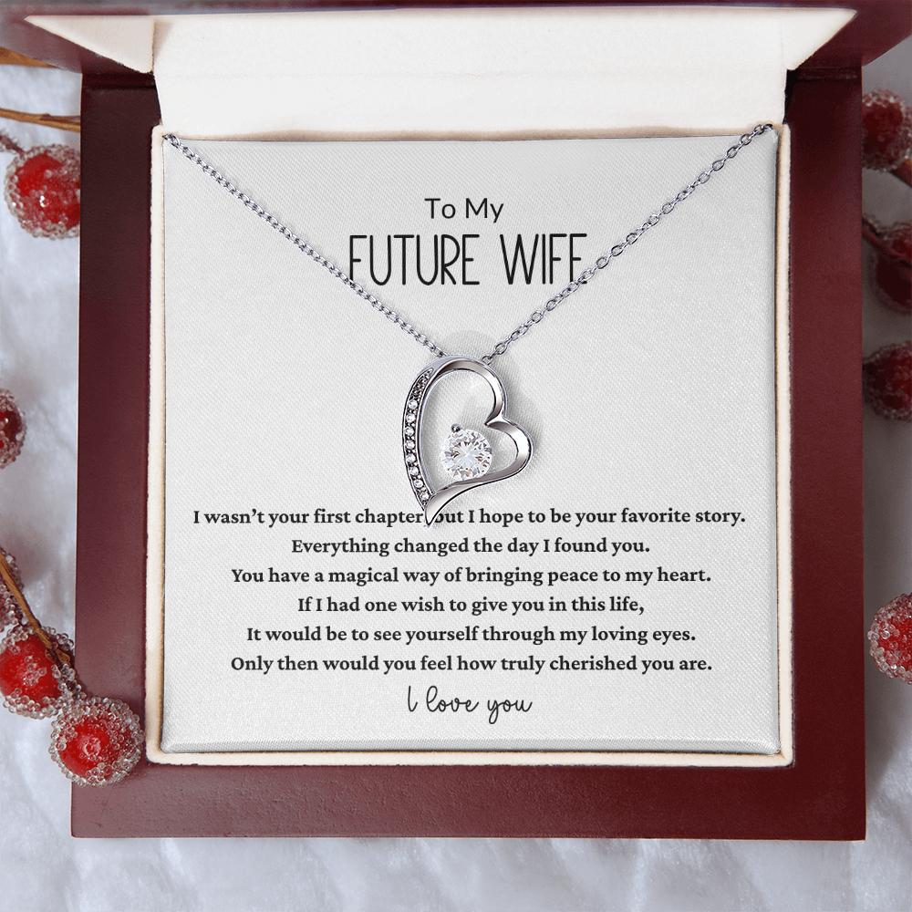 To My Future Wife Forever Love Necklace – Heart Pendant