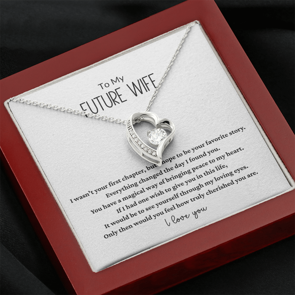 To My Future Wife Forever Love Necklace – Heart Pendant