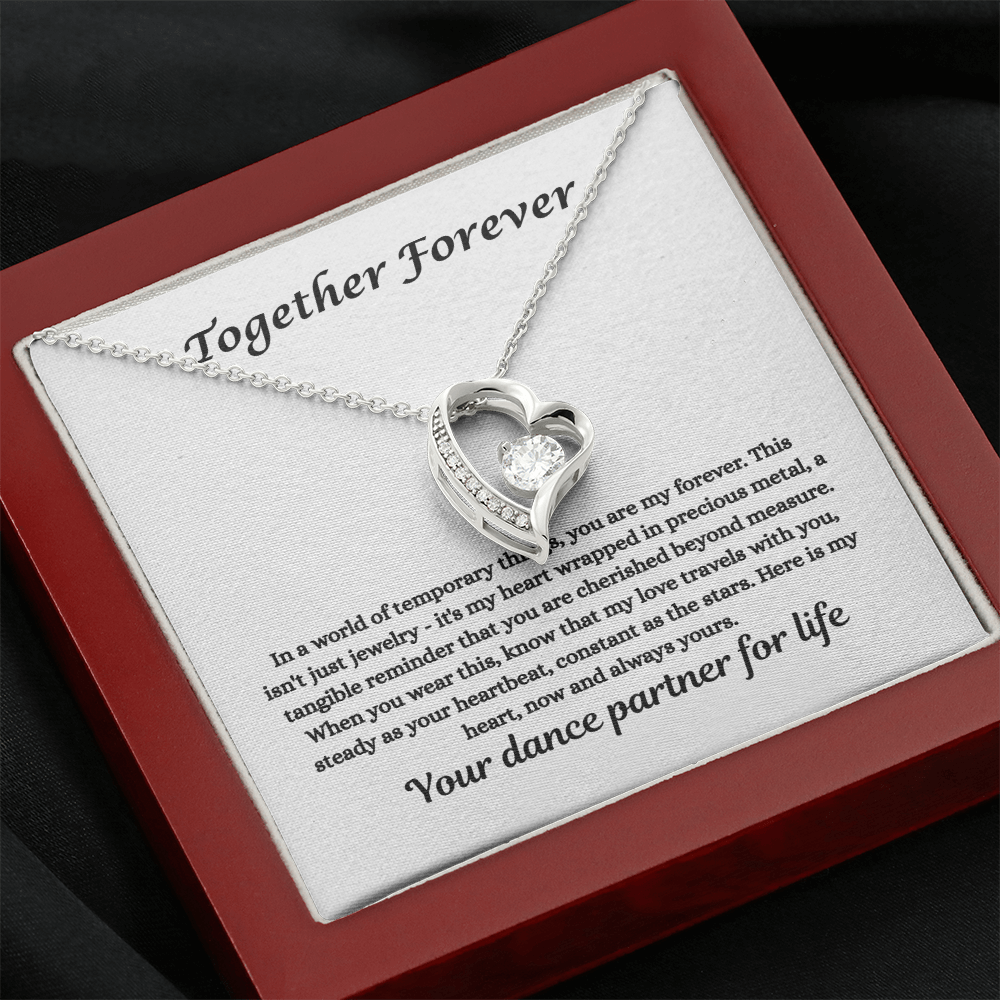 Forever Love Necklace – “Your Dance Partner for Life” Gift for Her
