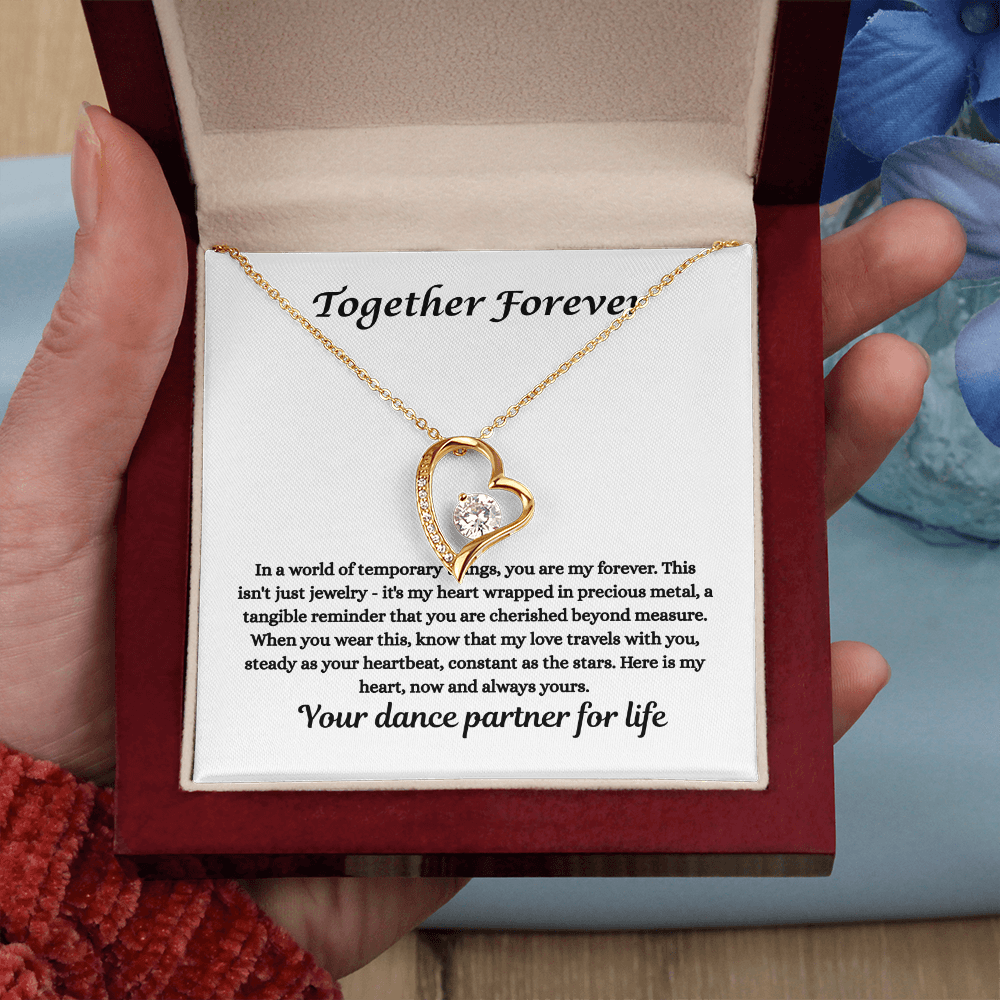 Forever Love Necklace – “Your Dance Partner for Life” Gift for Her
