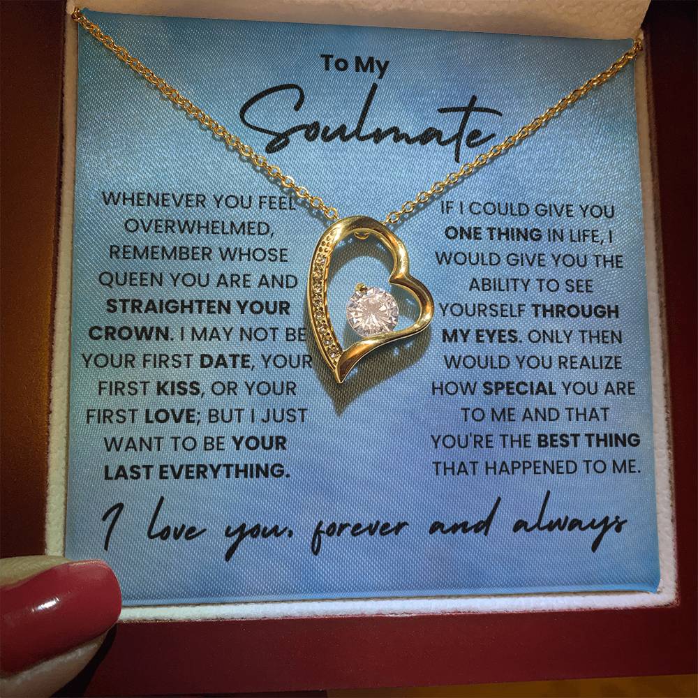 Forever Love Necklace – Dazzling Heart Pendant