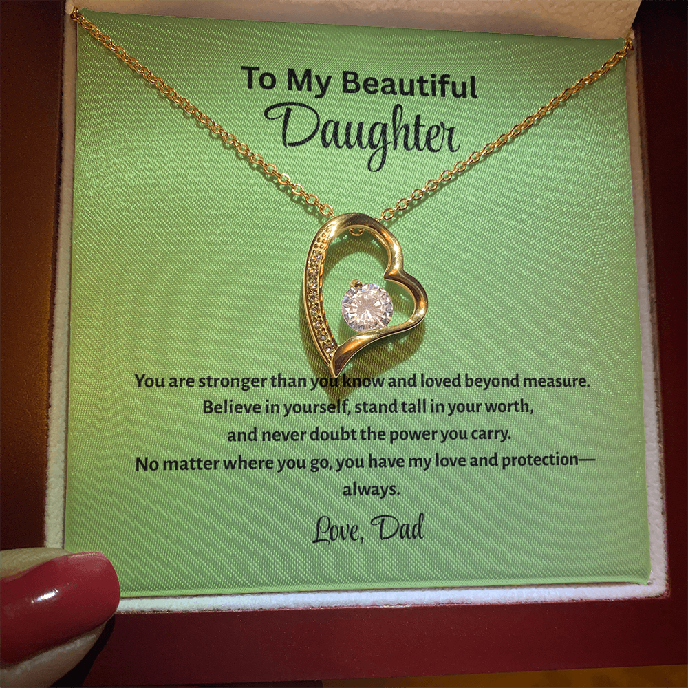To My Beautiful Daughter Love Dad