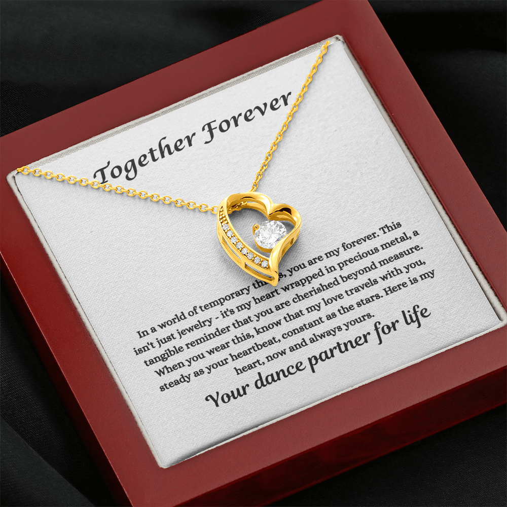 Forever Love Necklace – “Your Dance Partner for Life” Gift for Her