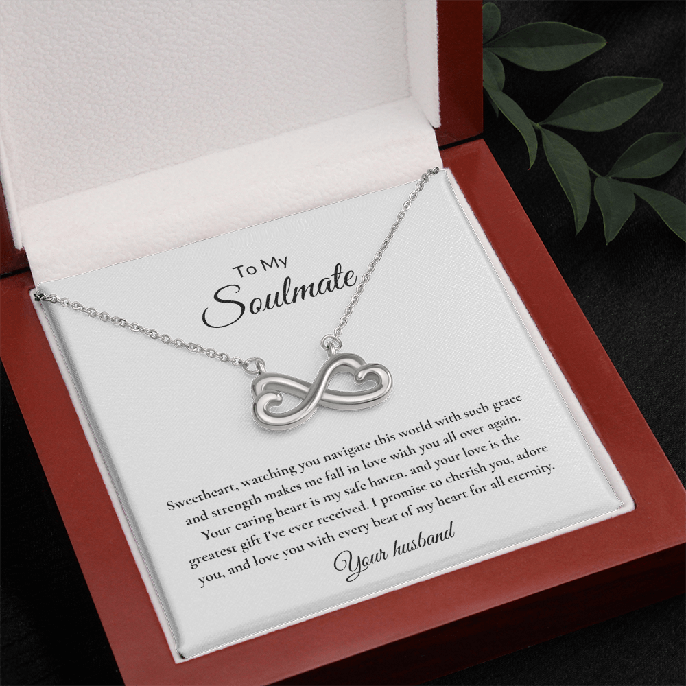 Endless Love Necklace – Infinity Heart Pendant for Soulmate