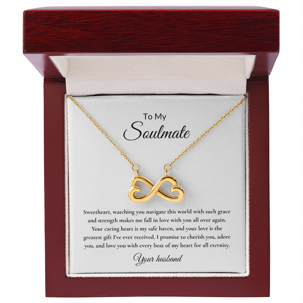 Endless Love Necklace – Infinity Heart Pendant for Soulmate