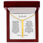 Engraved 4-Sided Stick Necklace - Custom Personalized Jewelry | Soulmate Collection