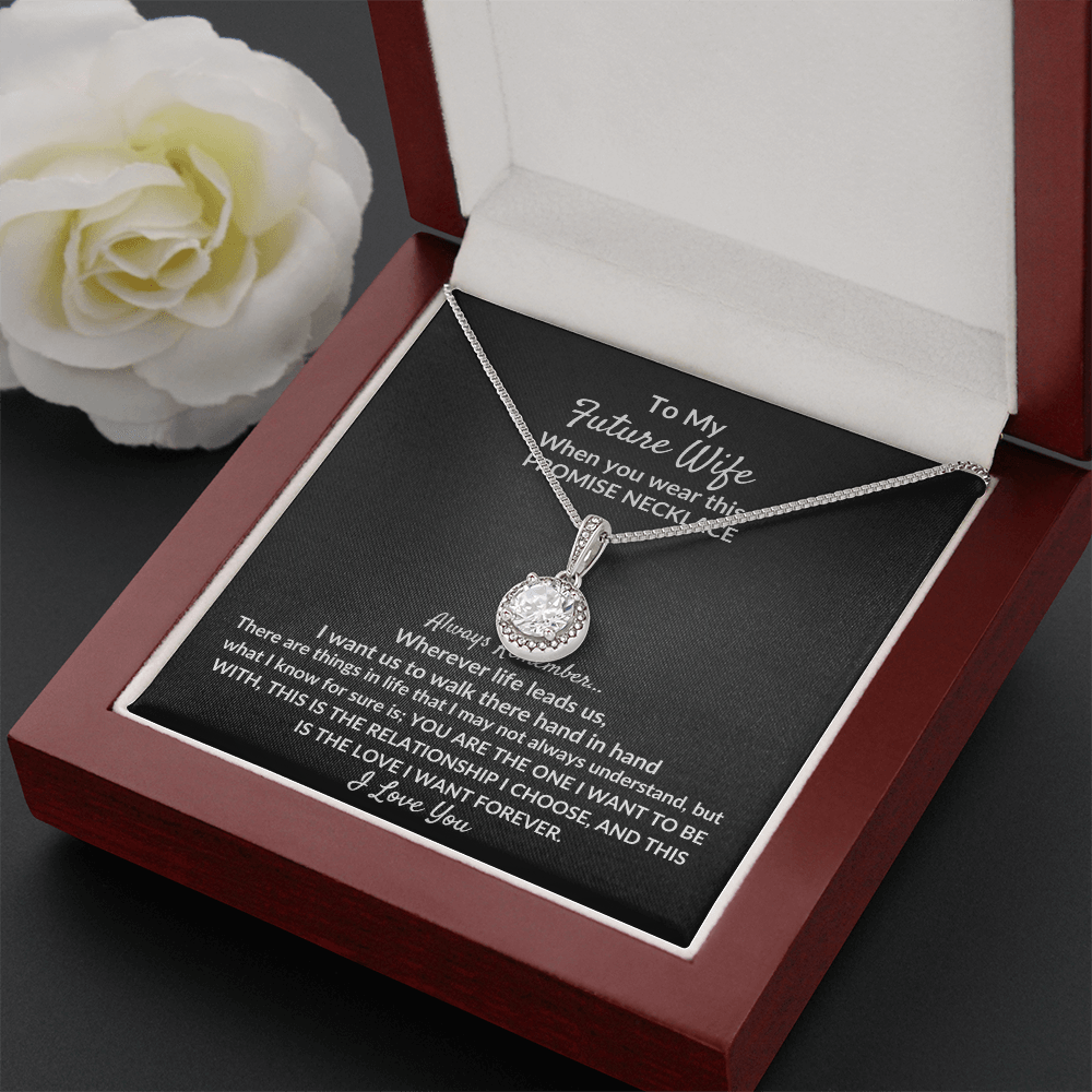 To My Future Wife - Eternal Hope Necklace with Heartfelt Message