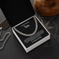 To My Talented Son 14K Gold Stainless Steel Heavy Weight 5mm - Adjustable 18-22 Inch Hip Hop Street Style Chain