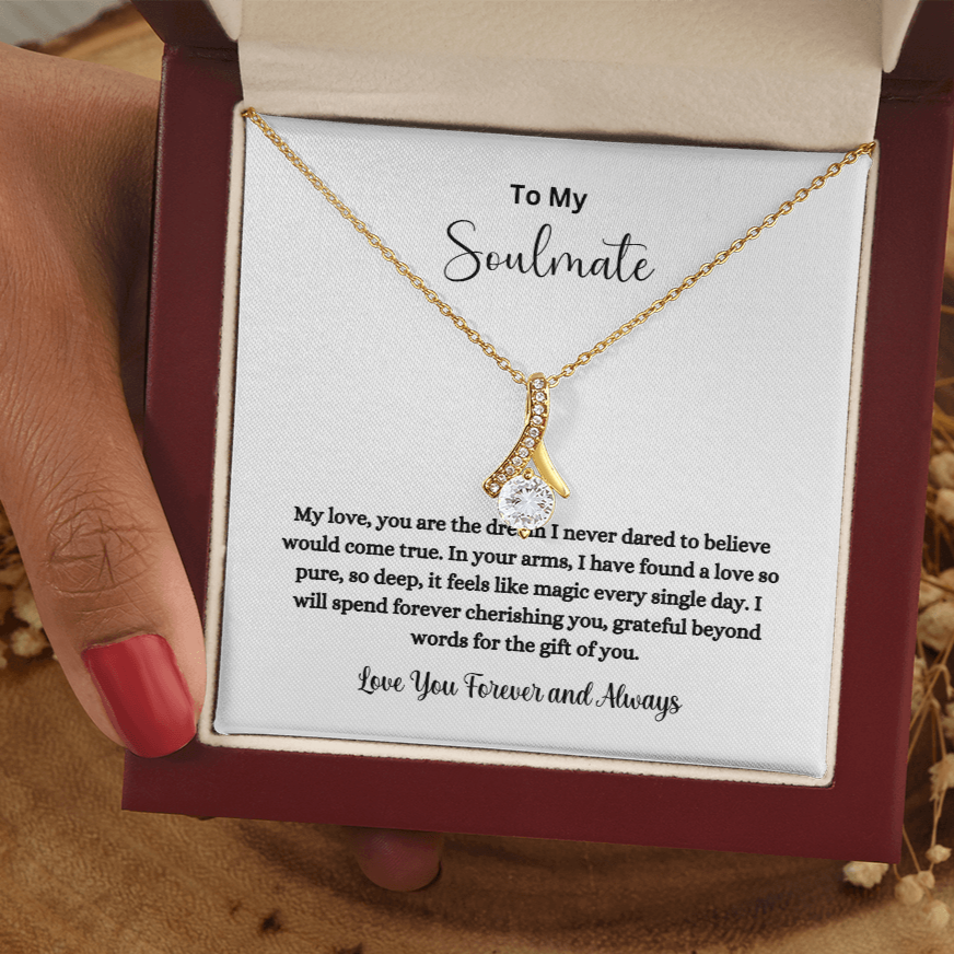 To My Soulmate-Alluring Beauty Necklace – A Romantic Gift for the Love of Your Life