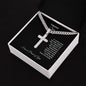 Talented Son Personalized Cross Necklace