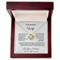 To My Beautiful Wife Love Knot Necklace