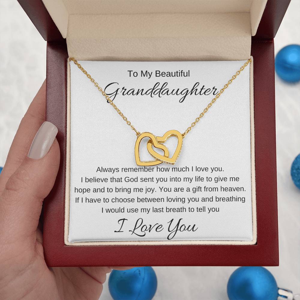 To My Beautiful Granddaughter