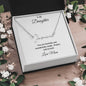 To My Daughter Name Necklace