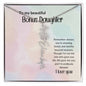 To My Beautiful Bonus Daughter