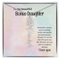 To My Beautiful Bonus Daughter