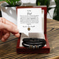 To My Dad Love You Forever Bracelet