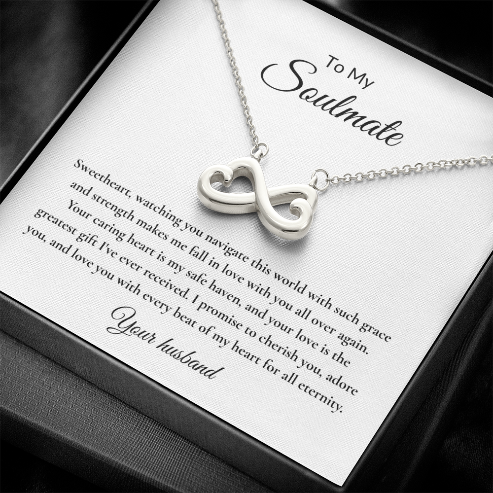 Endless Love Necklace – Infinity Heart Pendant for Soulmate