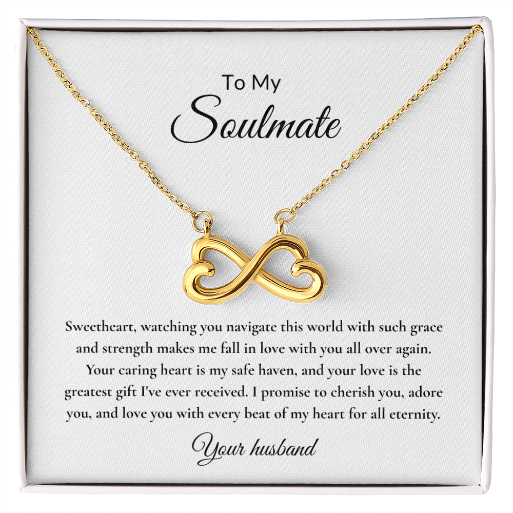 Endless Love Necklace – Infinity Heart Pendant for Soulmate