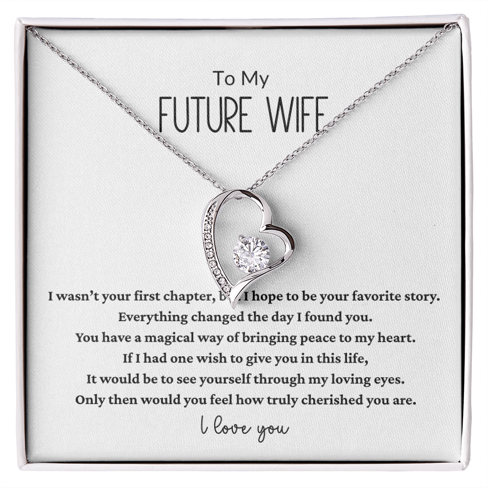 To My Future Wife Forever Love Necklace – Heart Pendant