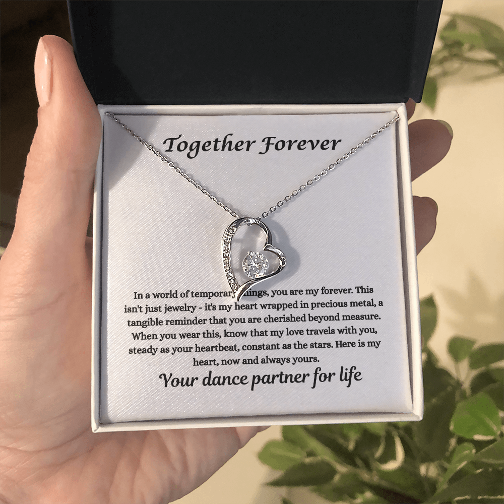 Forever Love Necklace – “Your Dance Partner for Life” Gift for Her