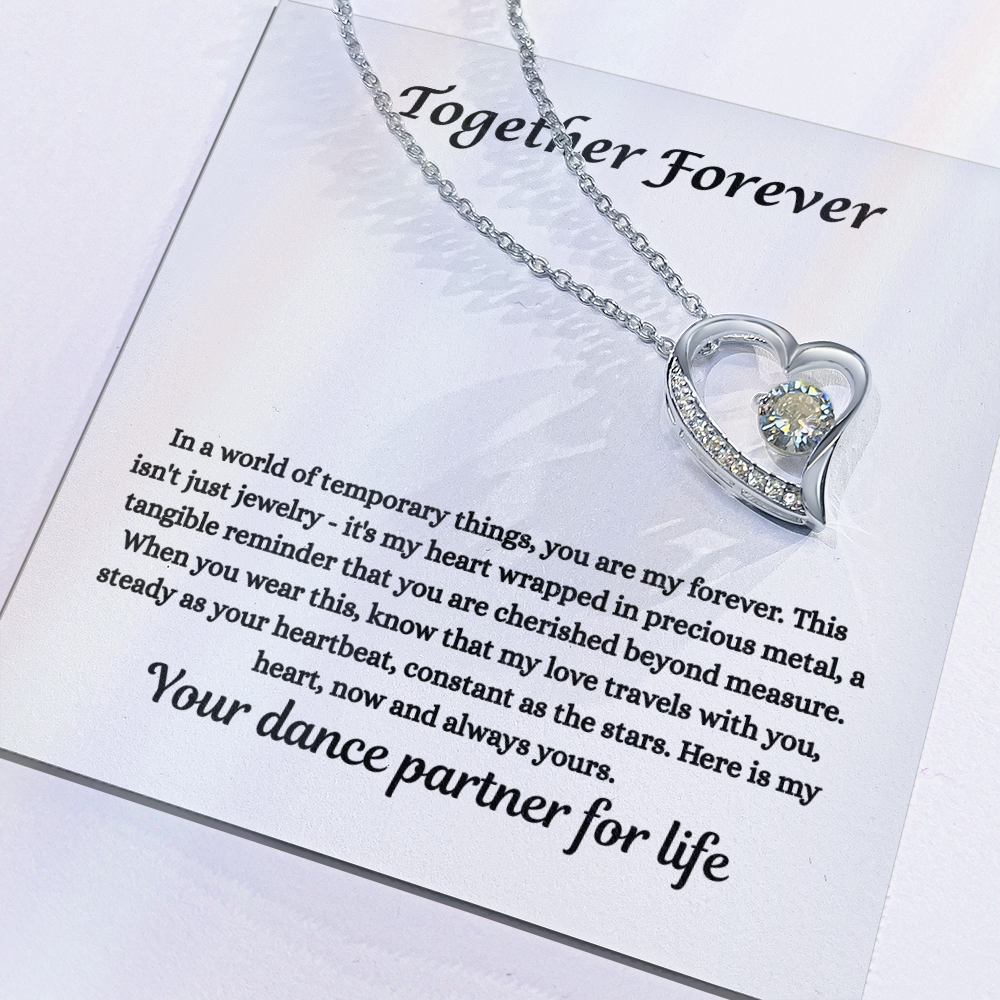 Forever Love Necklace – “Your Dance Partner for Life” Gift for Her