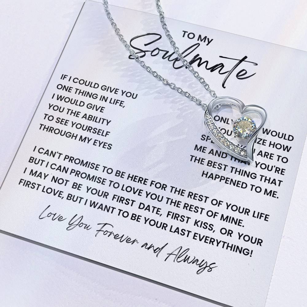 To My Soulmate Forever Love Necklace