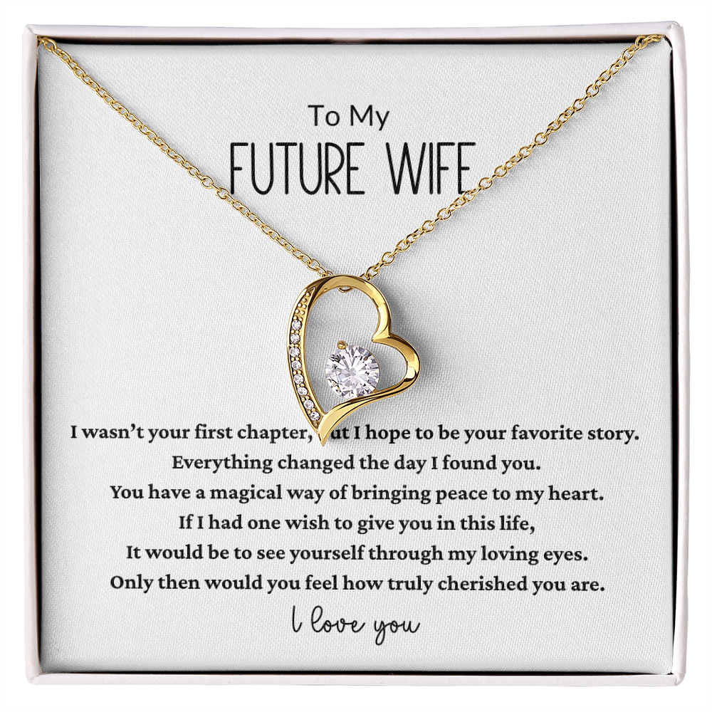To My Future Wife Forever Love Necklace – Heart Pendant