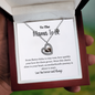 To The Mama To Be-Baby Feet Heart Necklace – Rose Gold New Mom Gift