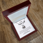 To The Mama To Be-Baby Feet Heart Necklace – Rose Gold New Mom Gift