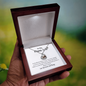To The Mama To Be-Baby Feet Heart Necklace – Rose Gold New Mom Gift