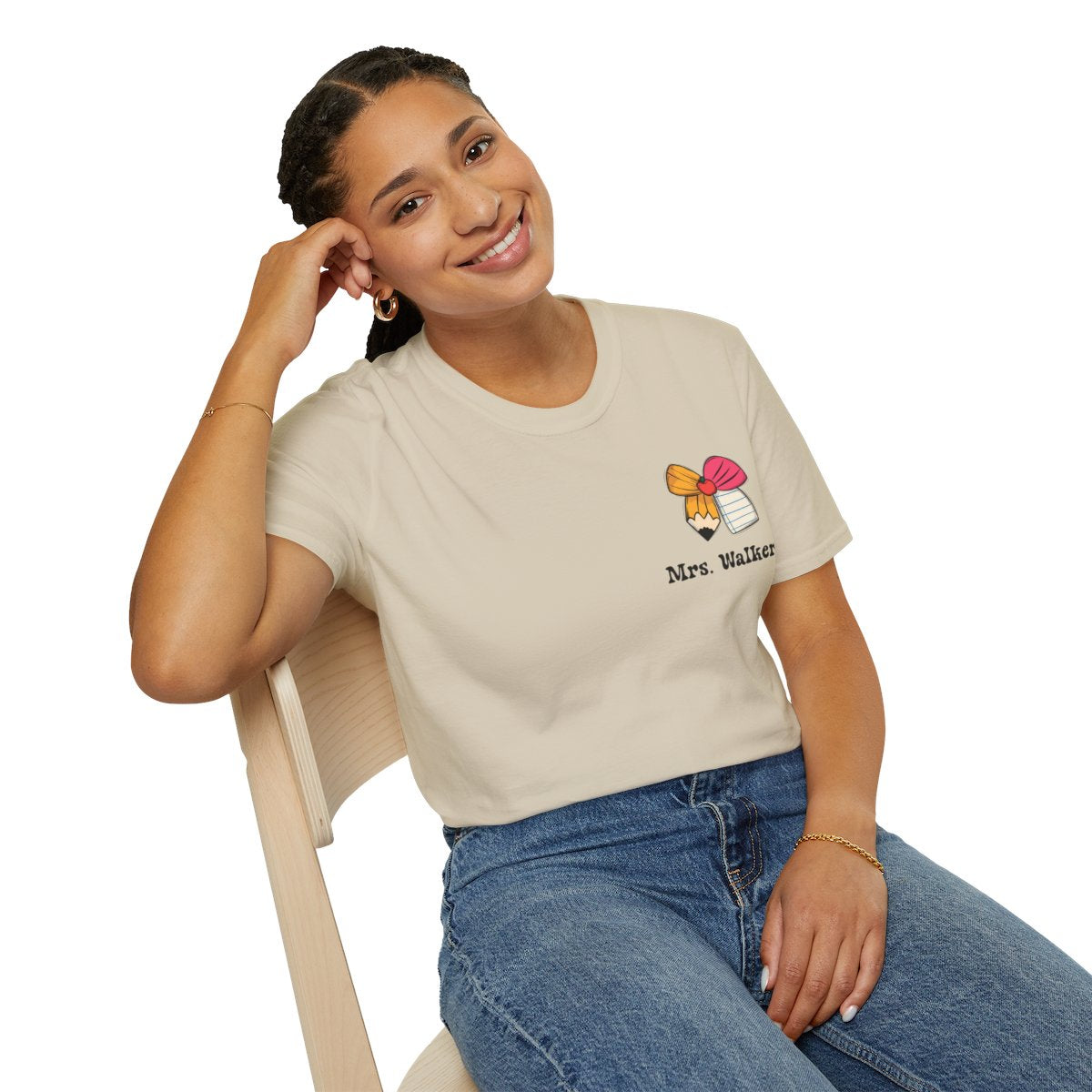 Personalized Teacher T-Shirt – “Learning Is Groovy” Retro Bus Design