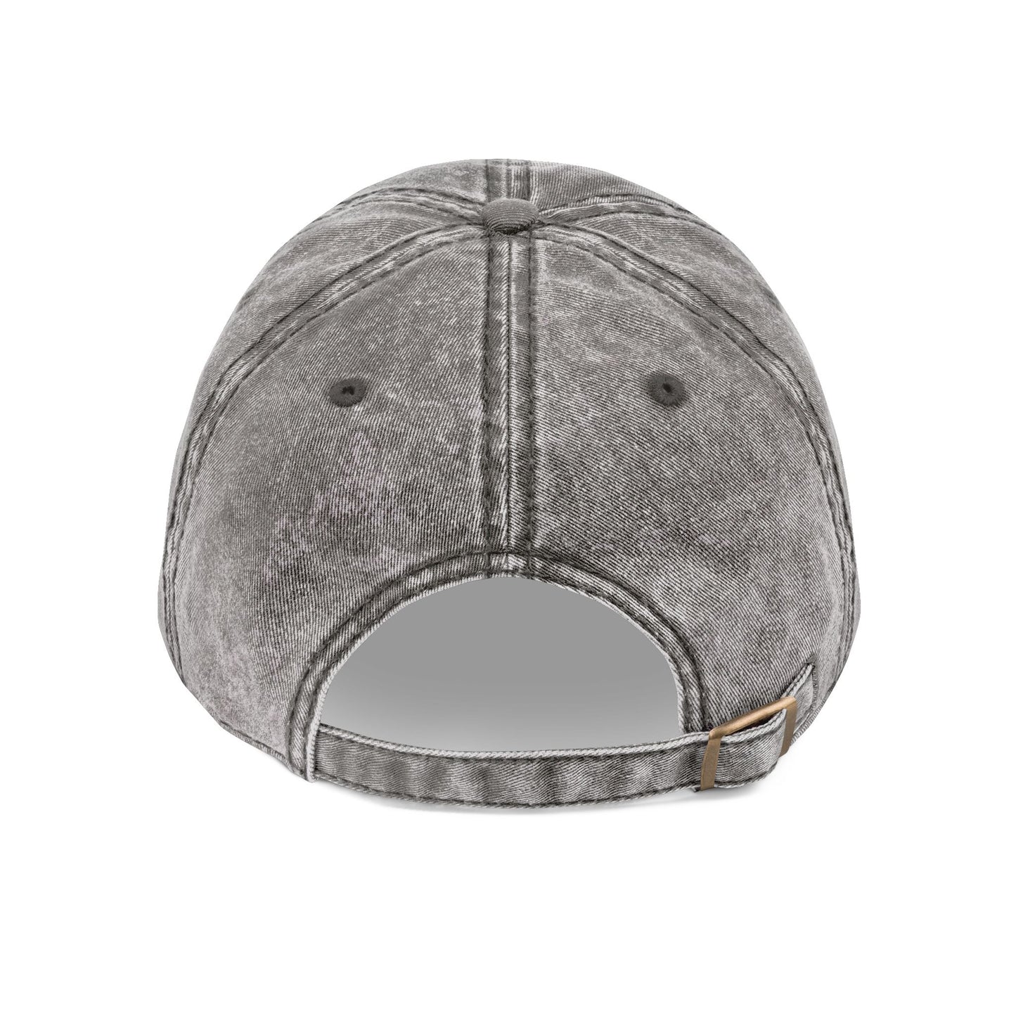 Vintage Survivor Embroidered Cap – Personalized Distressed Cotton Hat