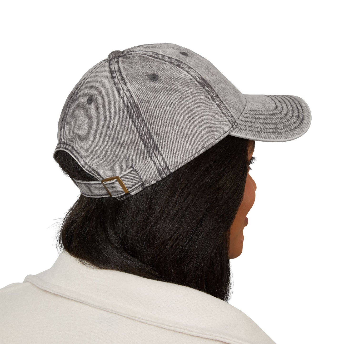 Vintage Survivor Embroidered Cap – Personalized Distressed Cotton Hat