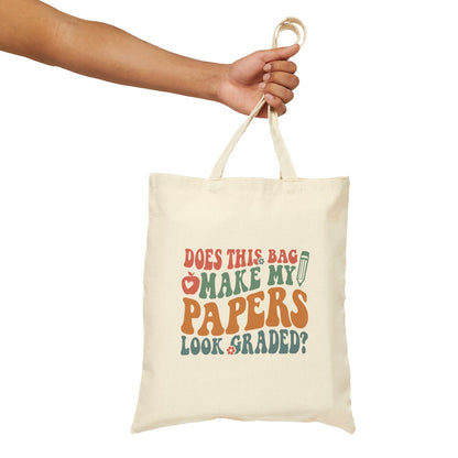 Teacher Cotton Canvas Tote Bag