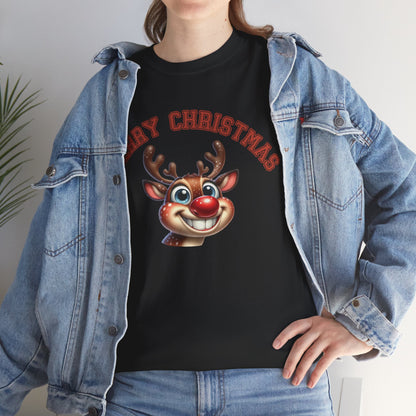 Merry Christmas Smiling Deer Shirt