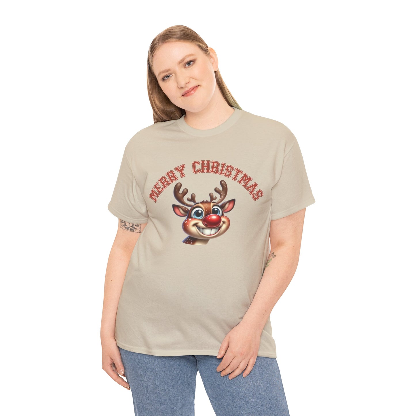 Merry Christmas Smiling Deer Shirt