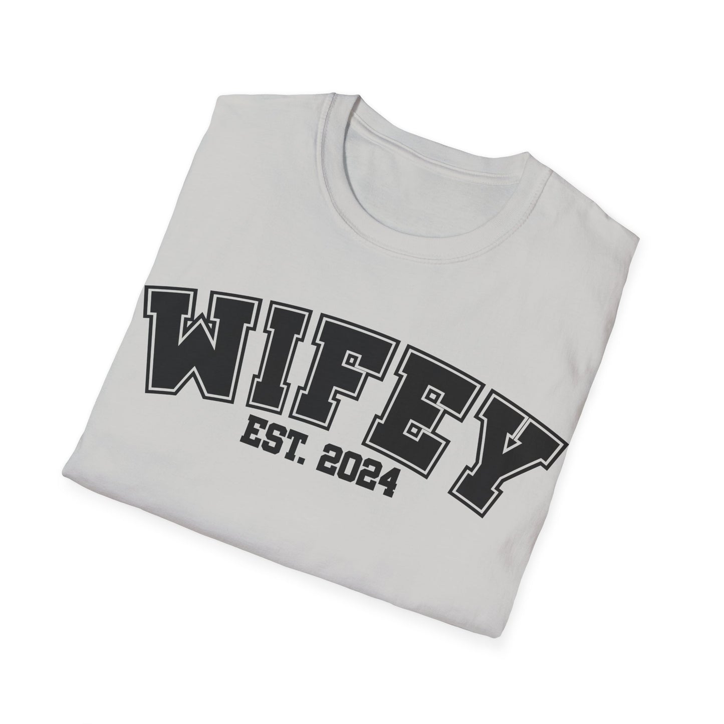 Wifey Est. 2014 Unisex Softstyle T-Shirt