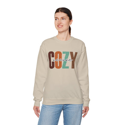 Retro Cozy Seasons Heavy Blend Crewneck Sweatshirt